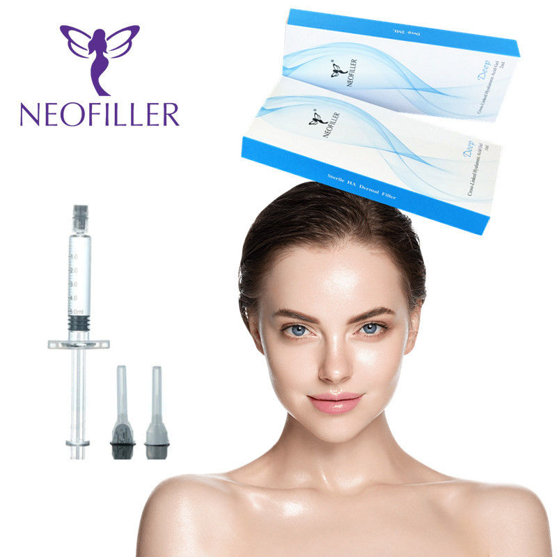 Réducteur de rides du visage Acide hyaluronique Remplisseur cutané Gel injectable Température ambiante Renforcement du rajeunissement naturel
