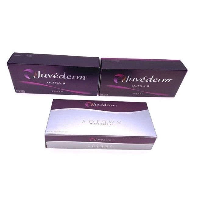Solution de comblement cutané à l'acide hyaluronique Juvederm Ultra 3 pour les lèvres repulpantes, solution de contour du visage