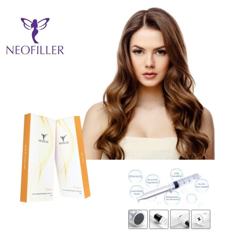 Neofiller 24mg-ml acide hyaluronique remplisseur cutané Gel injectable réduction des rides amélioration du visage