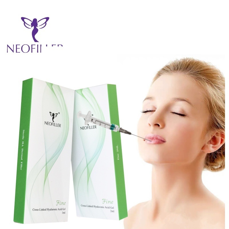 5 ml de gel injectable de remplissage cutané à l' acide hyaluronique 9 à 12 mois Longévité Renforcement du rajeunissement du visage