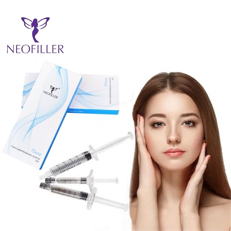 Neofiller Acide Hyaluronique Profond Injectable Dermique avec une Concentration de 24mg/ml pour une Durée de Vie de 9-12 Mois par Injection Hypodermique