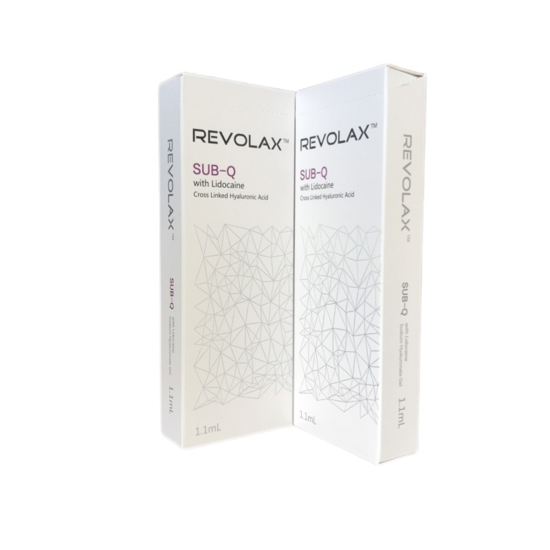 Revolax Filler Dermique à l'Acide Hyaluronique pour une Durée de 6-12 Mois et une Durée de Conservation de 2 Ans en Emballage Seringue