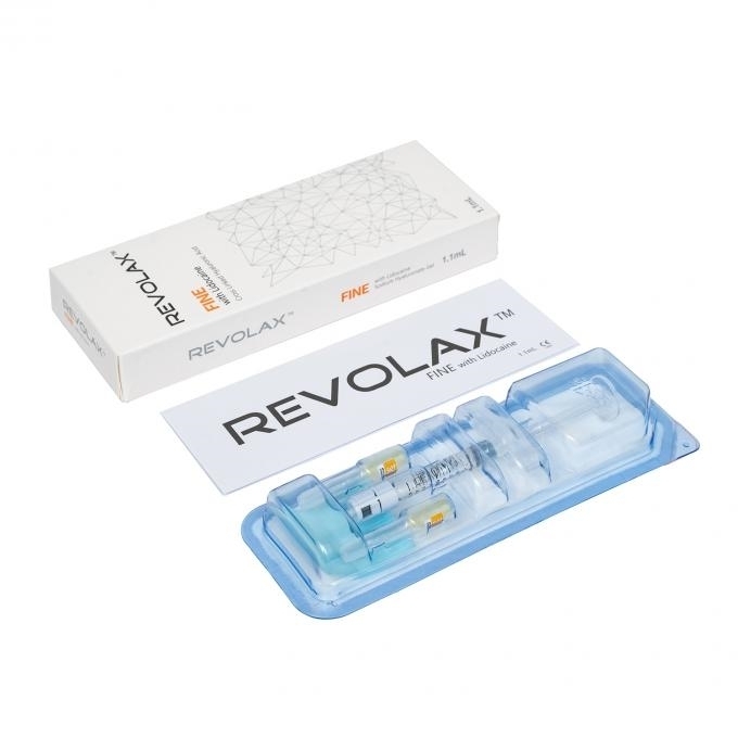Revolax Filler Dermique Filler à l' acide hyaluronique avec une durée de 6 à 12 mois HA croisée et dérivée non animale