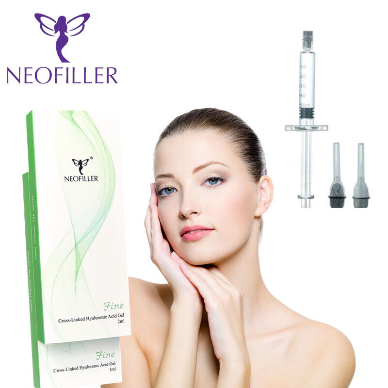Remplisseur cutané à l'acide hyaluronique, 24 mg-ml, Gel injectable, réduction des rides du visage, longévité de 9 à 12 mois, stockage à température ambiante