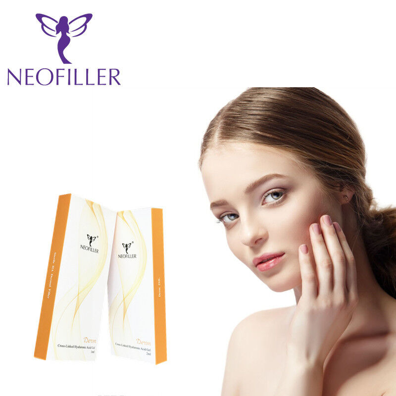 Remplisseur cutané à l'acide hyaluronique, Gel injectable réticulé, longévité de 9 à 12 mois, amélioration du Volume du visage, 24 mg-ml