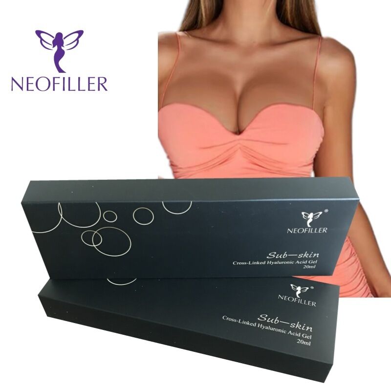 Neofiller Hyaluronic Acid Dermal Filler avec une concentration de 24 mg/ml pendant 9 à 12 mois Longévité et couleur transparente