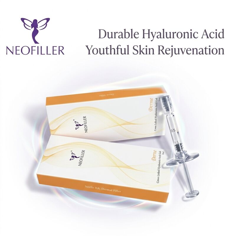 Neofiller Rajeunissement du visage Acide hyaluronique Produit de comblement cutané contenant de l'acide hyaluronique réticulé conçu pour une amélioration efficace des lèvres