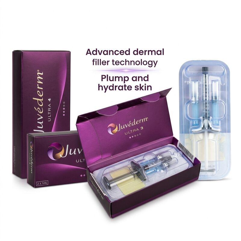 Acide hyaluronique Juvederm Filler Dermique Convient pour plusieurs zones du visage et nécessite des conditions de stockage Évitez la congélation