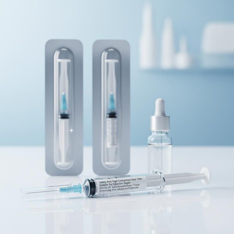 Remplisseur d'acide hyaluronique sûr et à forte concentration, adapté à l'injection dans le derme ou les tissus sous-cutanés, améliorant le volume et l'élasticité de la peau