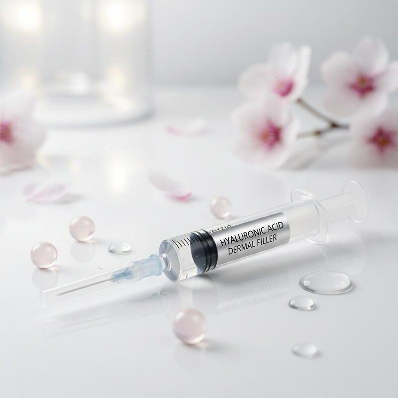 Filler cutané à l'acide hyaluronique de moyenne à haute viscosité utilisé pour améliorer l'élasticité de la peau et réduire les lignes fines