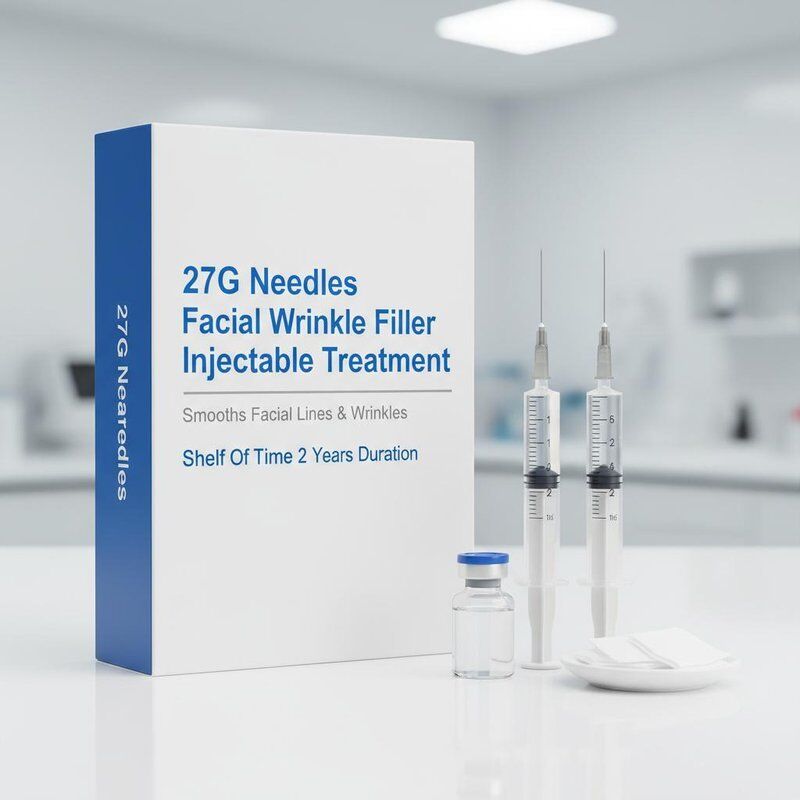 27G Aiguilles Remplisseur de rides du visage Traitement injectable pour lisser les lignes et les rides du visage avec une durée de conservation de 2 ans
