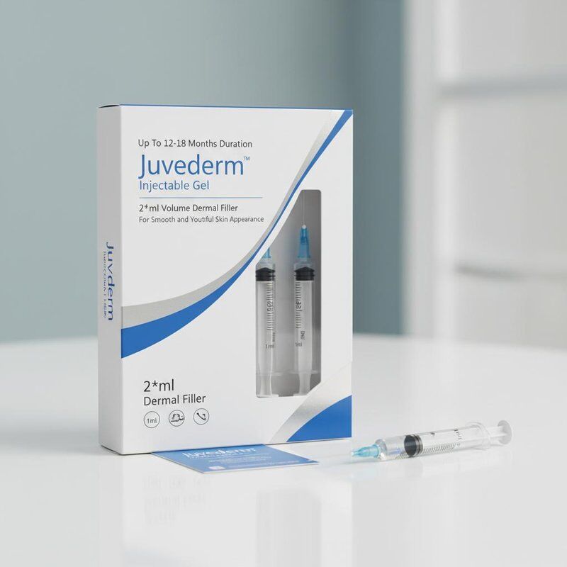 Up To 12-18 Months Duration Juvederm Injectable Gel 2*1ml Volume Dermal Filler for Smooth and Youthful Skin Appearance