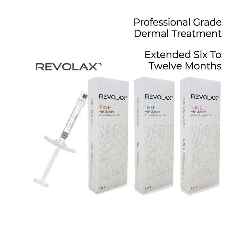 Acide hyaluronique Revolax Dermal Filler solution injectable sûre pour contourner le visage, réduire les rides et hydrater la peau
