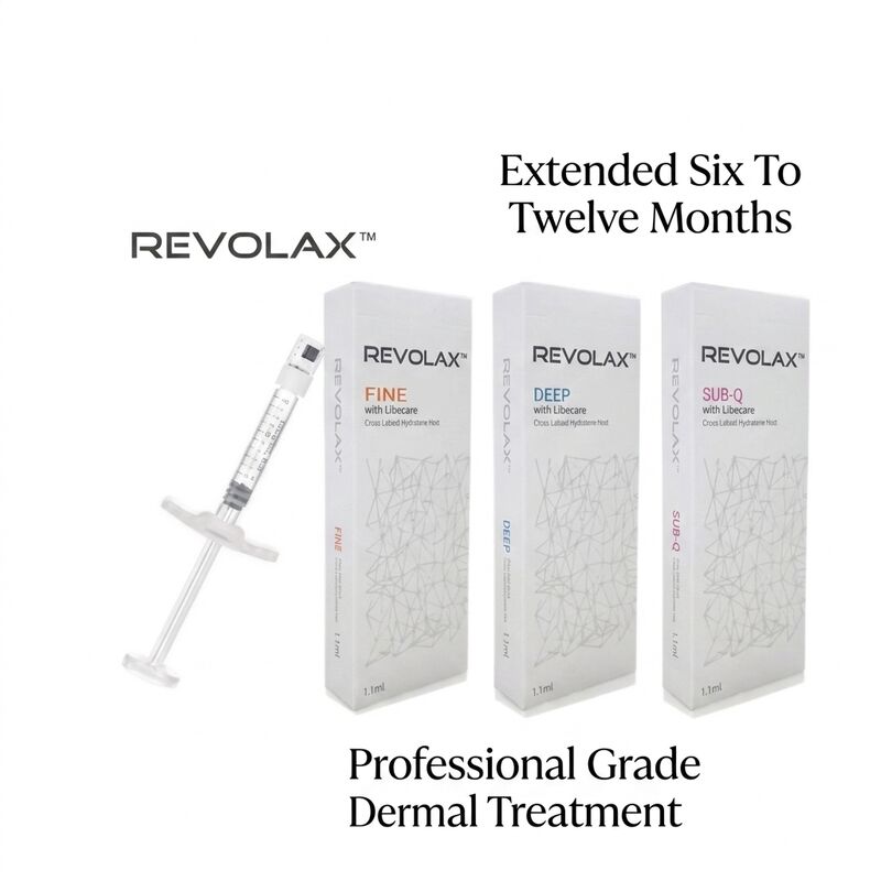 Injection de remplissage réduisant les rides, 24 mg ml, option de derme moyen à profond pour minimiser les rides et favoriser une peau jeune