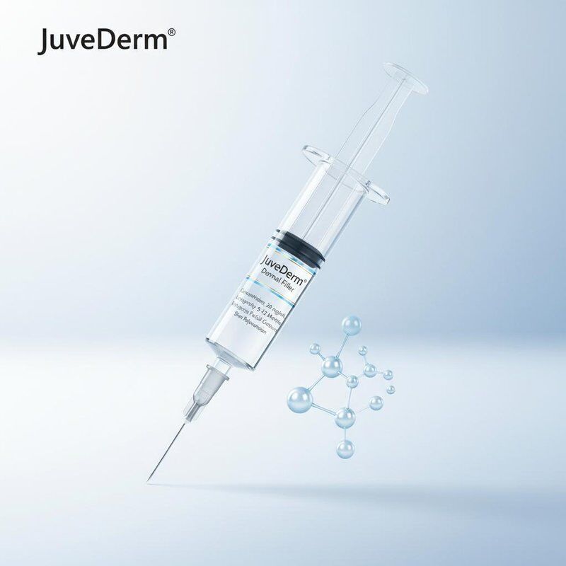 Chirurgie plastique Juvederm Dermal Filler Concentration 20 mgMl Longévité 9-12 mois Convient pour améliorer les contours du visage et le rajeunissement de la peau