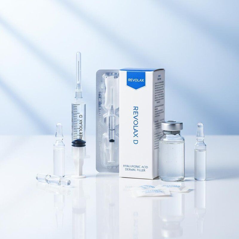 Acide hyaluronique Revolax Dermal Filler solution injectable sûre pour contourner le visage, réduire les rides et hydrater la peau