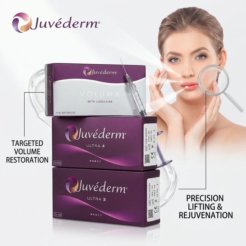 Juvederm Ultra 4 Filler pour le menton Acide Hyaluronique Filler Dermique pour le Contouring de la Mâchoire 24mg/ml