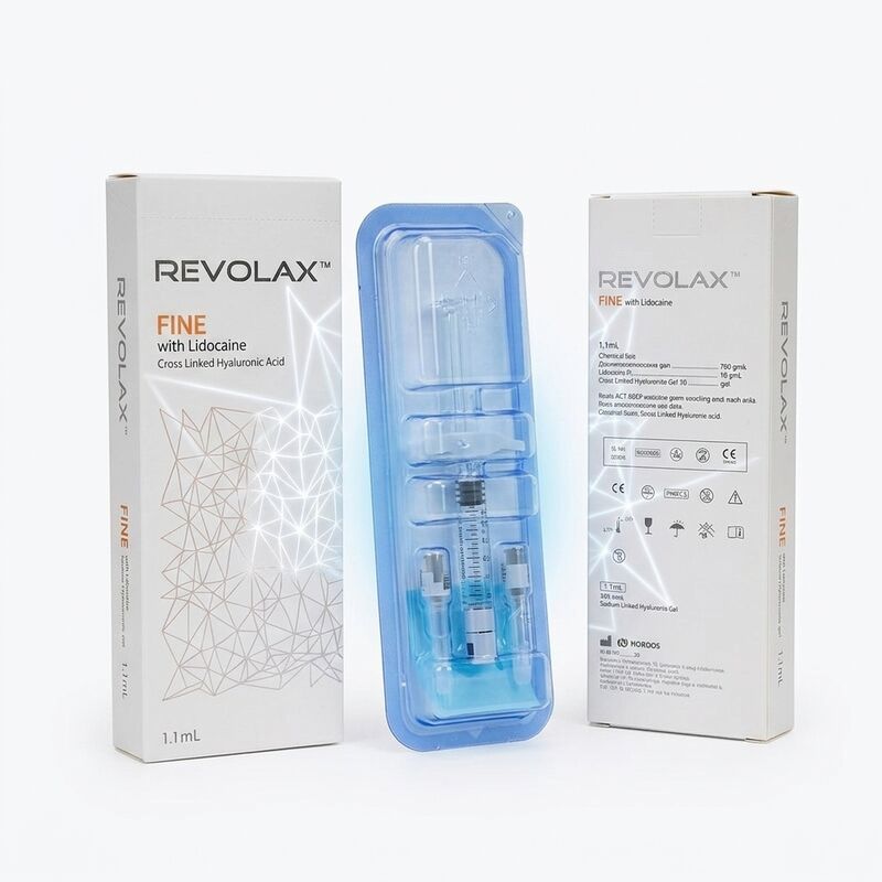 Revolax Sub-Q Full Face Filler Acide Hyaluronique Monophasique Agent de Comblement Dermique 1.1ml pour la Restauration du Volume Facial